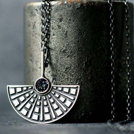 wisiory Srebrny wisiorek etniczny NEFRE