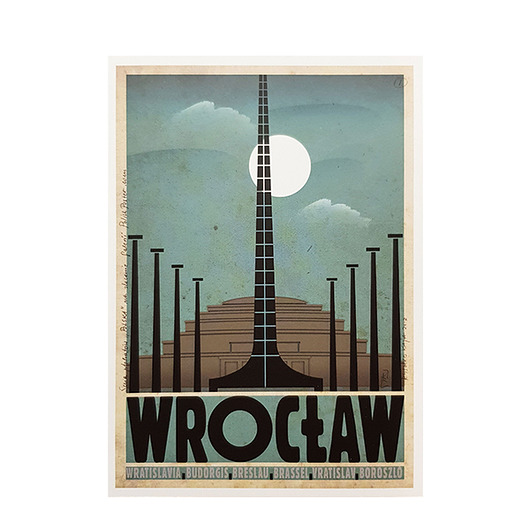 kartki okolicznościowe - wydruki Kartka pocztowa - Wrocław
