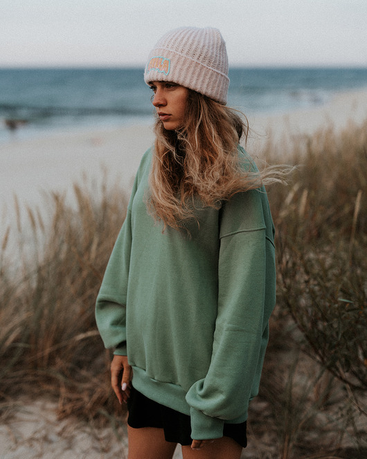 bluza bez kaptura damska Bluza Sage Puffy