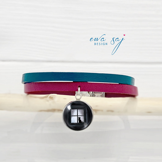 bransoletki - inne Bransoletka Black Cat