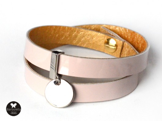 pudrowa + silver barboleta