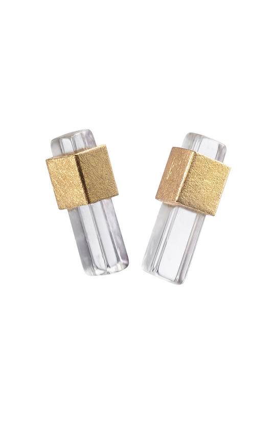 kolczyki/GOLD/KRYSZTAŁ GÓRSKI Daria Siwiak Jewellery