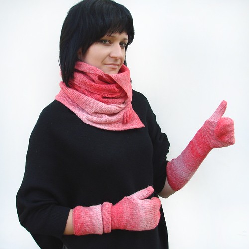 winter coral set halo pracownia