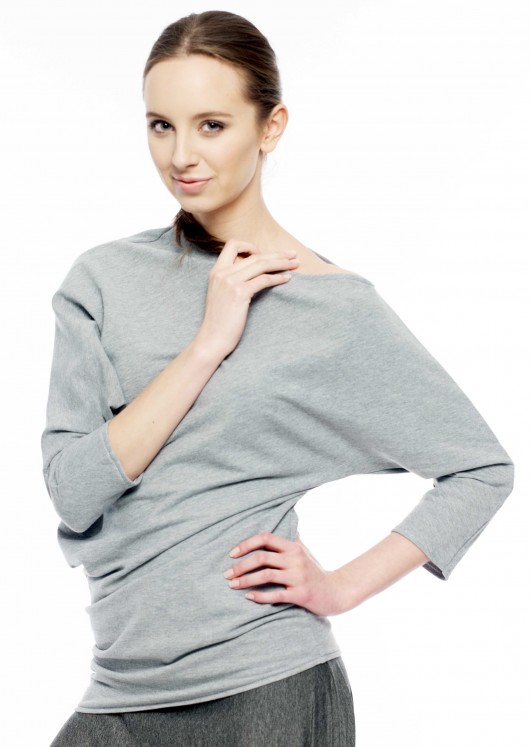 Bluzka asymetryczna KOMA Cream