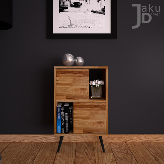 komody i szafki HARBO szafka skandynawska 50x82 dębowa
