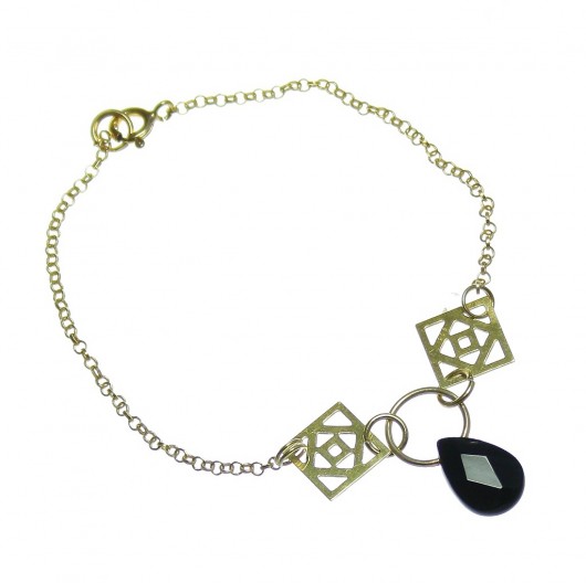 Bransoletka GOLD ONYX POPLAVSKY
