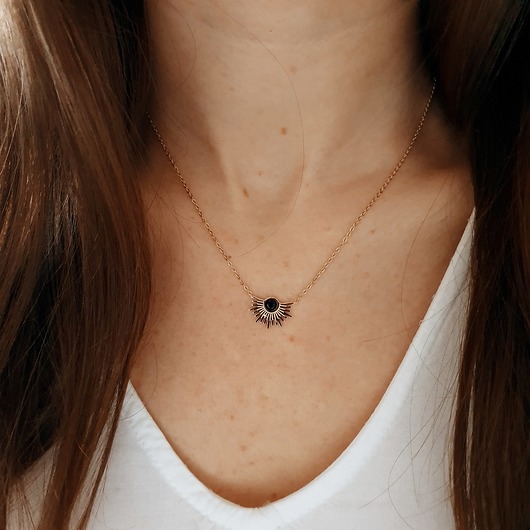 delikatny łańcuszek ze stali szlachetnej LEI handmade 