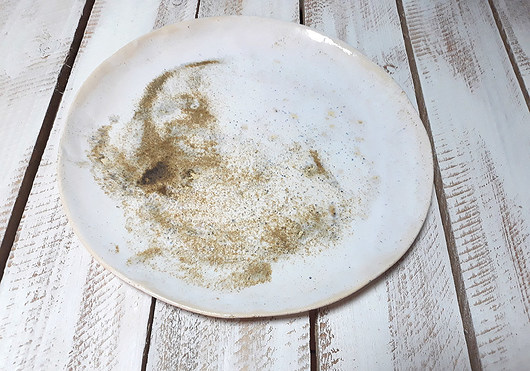 talerz ceramiczny -piasek 28 cm średnica Studio Mini Forma