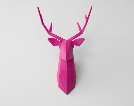 DIY jeleń MAGENTA FOLDiT