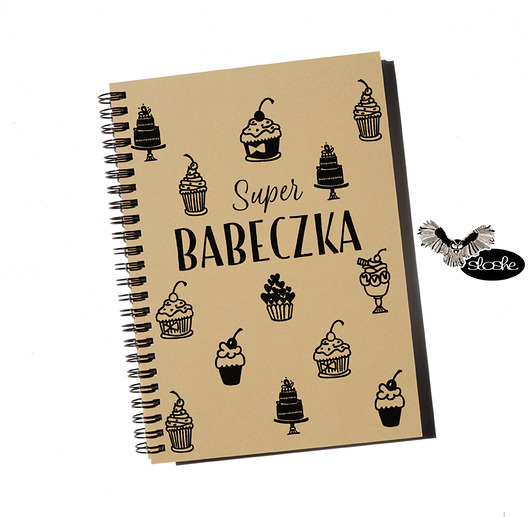 Super babeczka, recycled notes Sowia Aleja