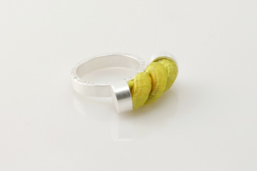 Nautical - pierścionek, żółty limonkowy XXXFruit Bijoux