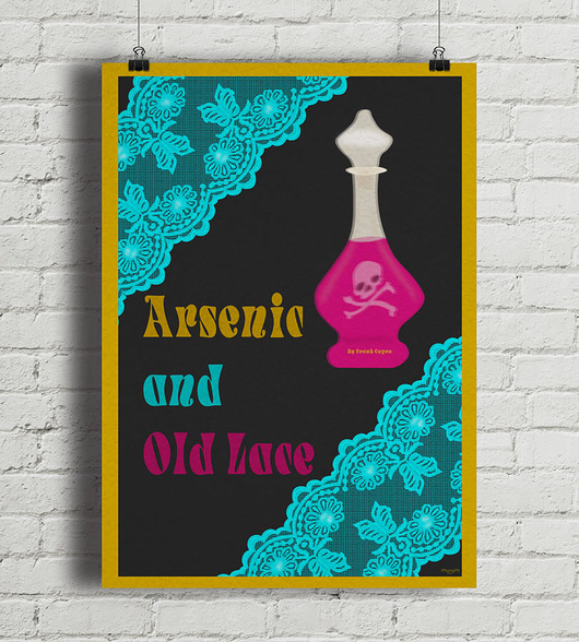 plakaty Arszenik i stare koronki - plakat fine art giclee