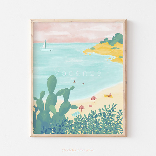 plakaty Plakat Vacanze