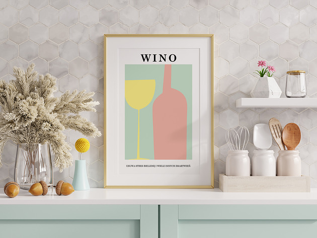 plakaty Plakat Wino