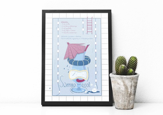 plakaty Swimming pool - plakat A3/B2