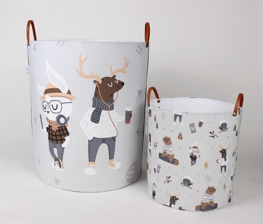 Komplet dwóch pojemników hipsterzy gucialoveskids