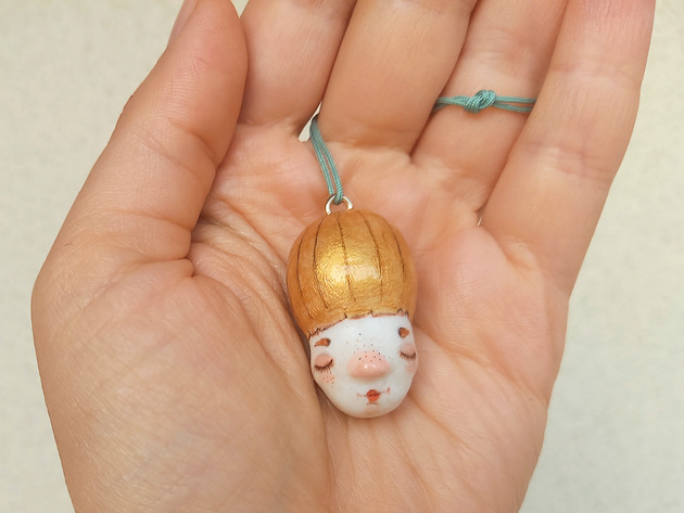 dodatki - różne Miniaturowa Główka Wisząca