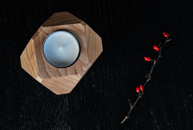 Świecznik tea-light drewniany DigiCut