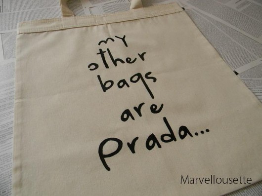 My other bags are Prada torba ekologiczna Marvellousette
