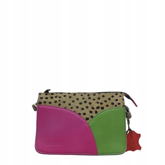 torby na ramię Torebka listonoszka modna damska dwustronna skórzana wzór OLIVKA