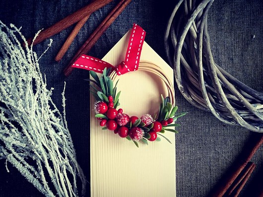 Mini wianek Wooden Love