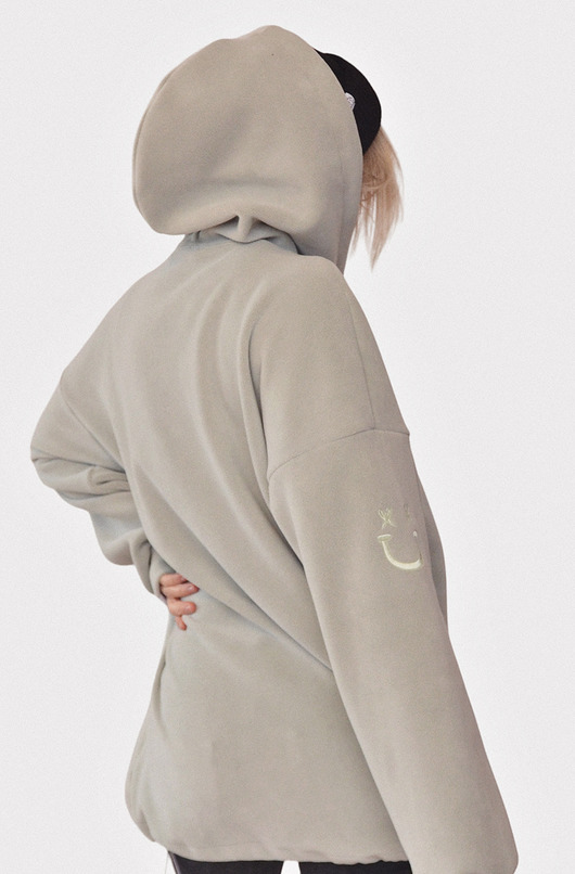 bluza z kapturem damska Bluza z kapturem Cozy Sage