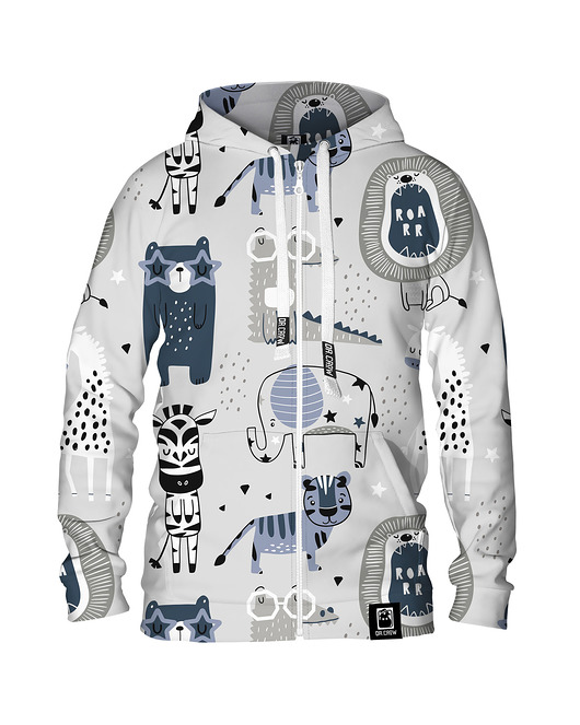 bluzy męskie Męska Bluza Expres Zamek DR.CROW Childish