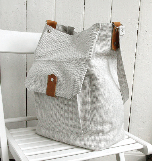 torba - ecru&beige&flowers- zamówienie dla Izy elfagado