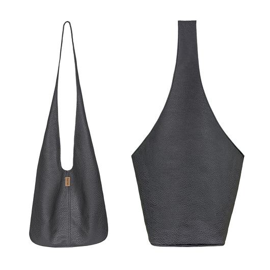  Short Boogi Bag czarna / torebka hobo / boho hairoo