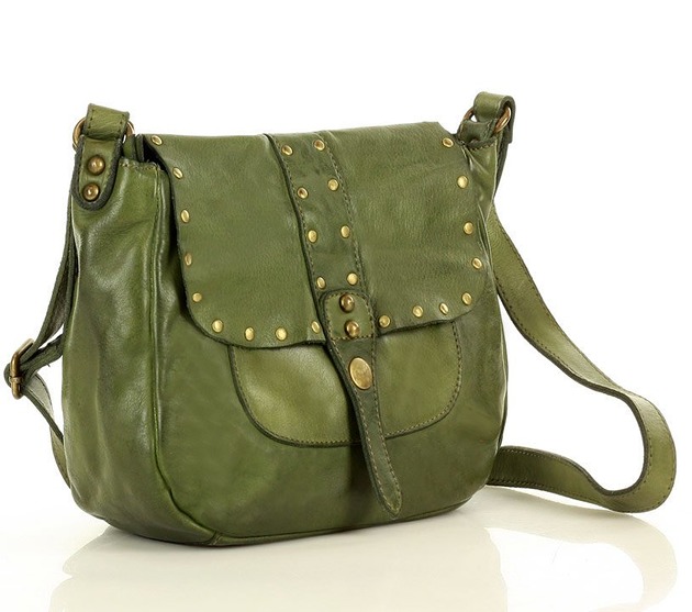Skórzana listonoszka crossbody saddle bag Marco Mazzini