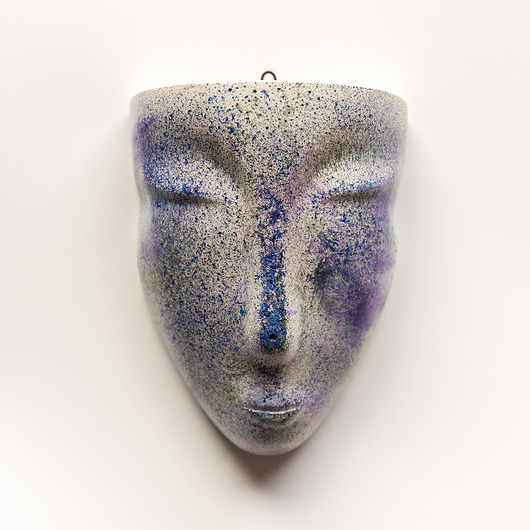 doniczki Doniczka głowa na ścianę kropki morska