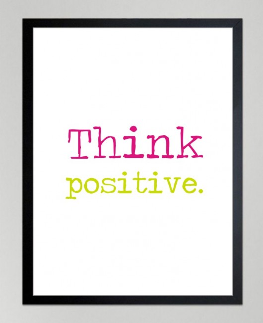 POSTER - Think positive KOKO by HOKO