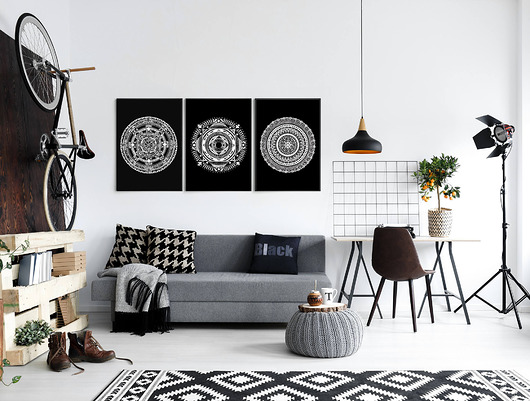 grafiki i ilustracje Zestaw 3 prac