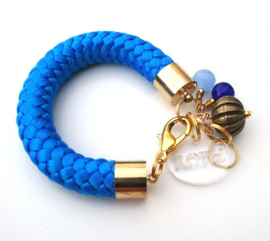 Rope bracelet / szafirowa Monika Roth