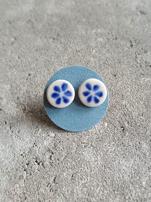 kolczyki ceramiczne Kolczyki ceramiczne Bolesławiec