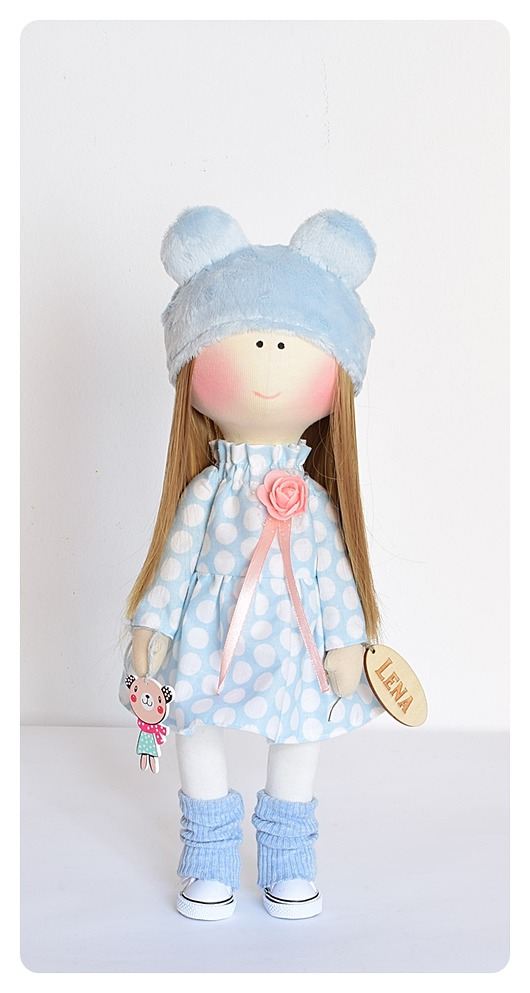 lalki Lalka handmade 37cm  dostępna od ręki PROMOCJA