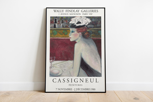 plakaty Jean-Pierre Cassigneul  - Exhibition Poster