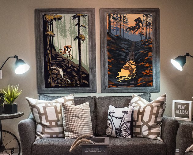 plakaty Mountain Bikers - 2 plakaty rowerowe