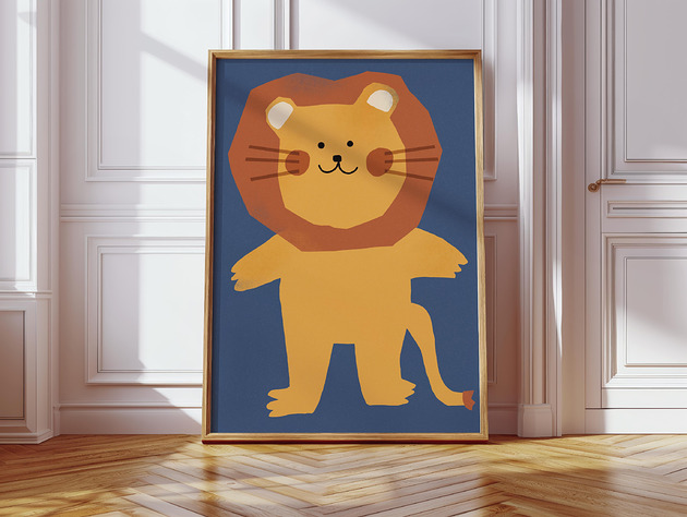 plakaty Plakat Mały lew