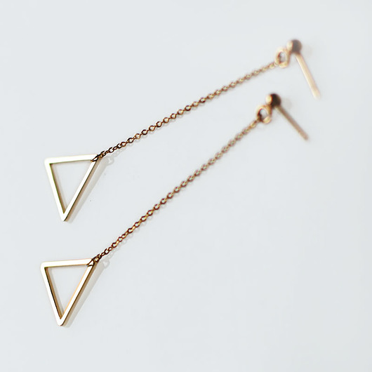 Kolczyki Slim Triangle Mitsu