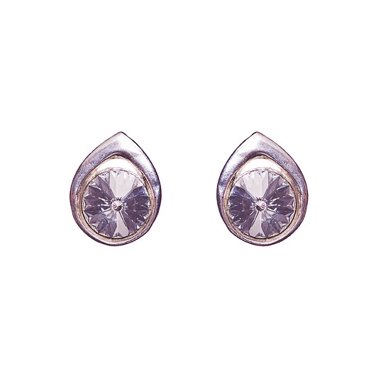 Srebrne kolczyki z kryształami marki Swarovski Alessandra unique