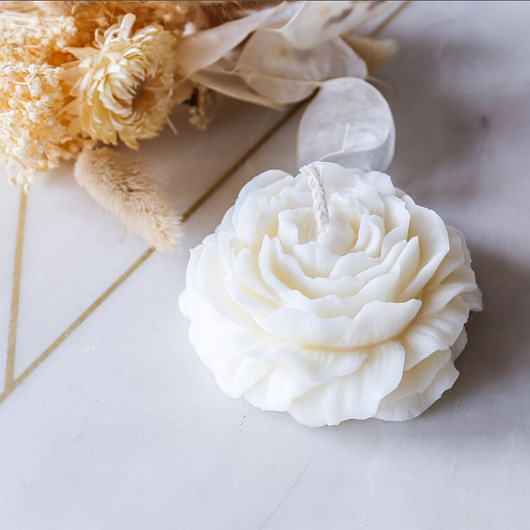 świece zapachowe Świeczka Świeca Dekoracyjna Sojowa Piwonia Kwiat