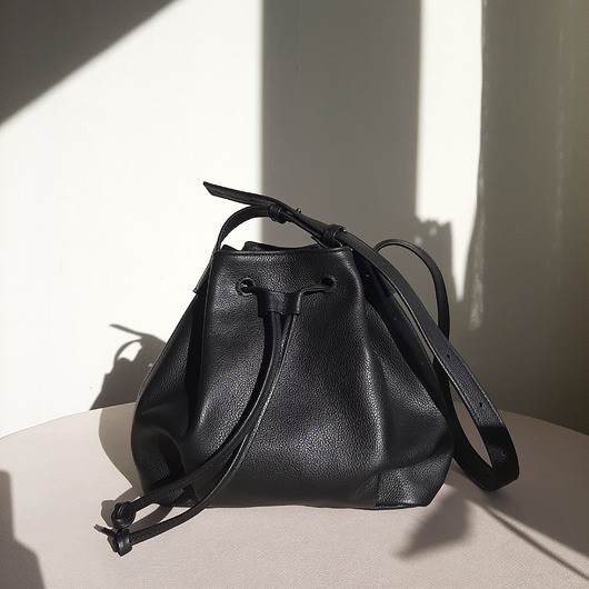 torebki do ręki "Le sac petite" czarny groszek