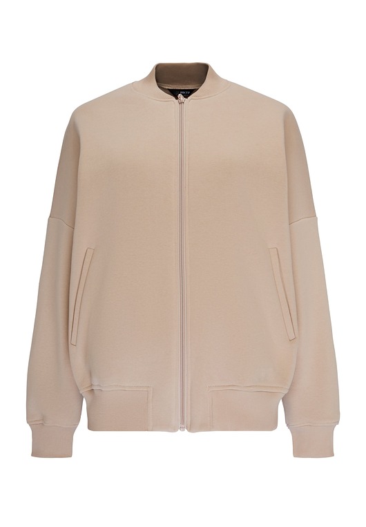 kurtki damskie Bomberka Sporty Chic Hummus