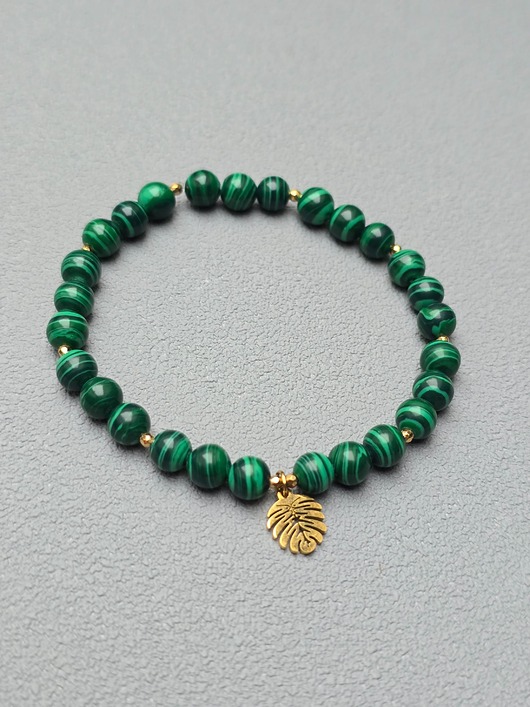 bransoletki z kamieni naturalnych Bransoletka Elastyczna z Monsterką