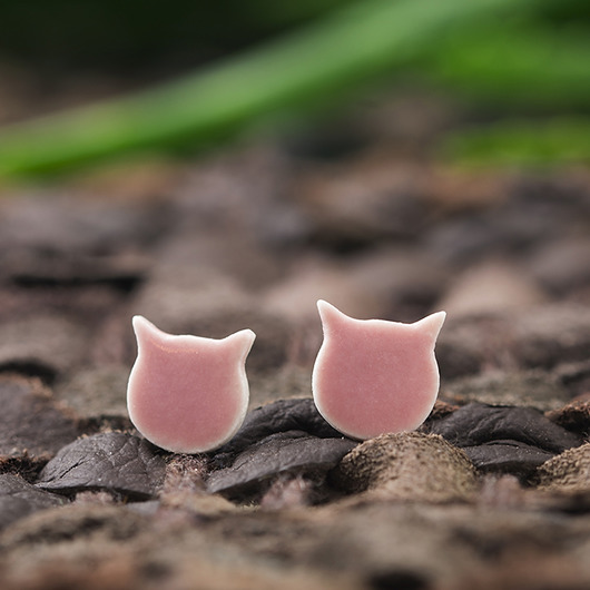 Porcelanowe kolczyki Ceramika SPK