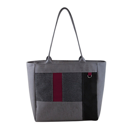 CITY bag - szary i bordo incat
