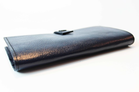 Portfel damski skórzany granatowy KOZIEL LEATHER DESIGN