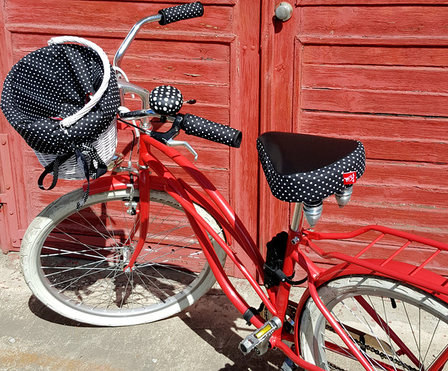 ZESTAW    groszki retro pan pompka