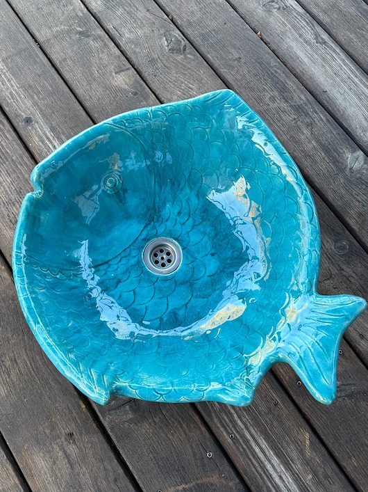 umywalki UM75 - Umywalka duża ryba